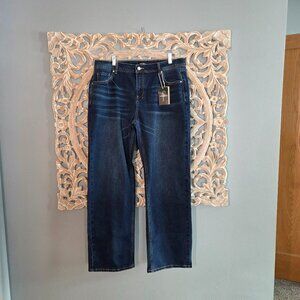 NWT Flamingals High-Rise Women's Jeans 2XL Dark Denim